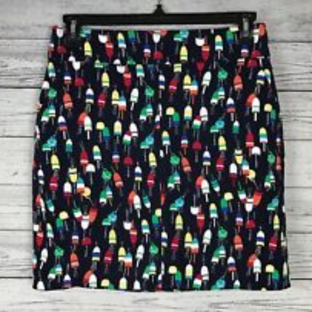 Talbots Nautical Buoy Skirt 14P